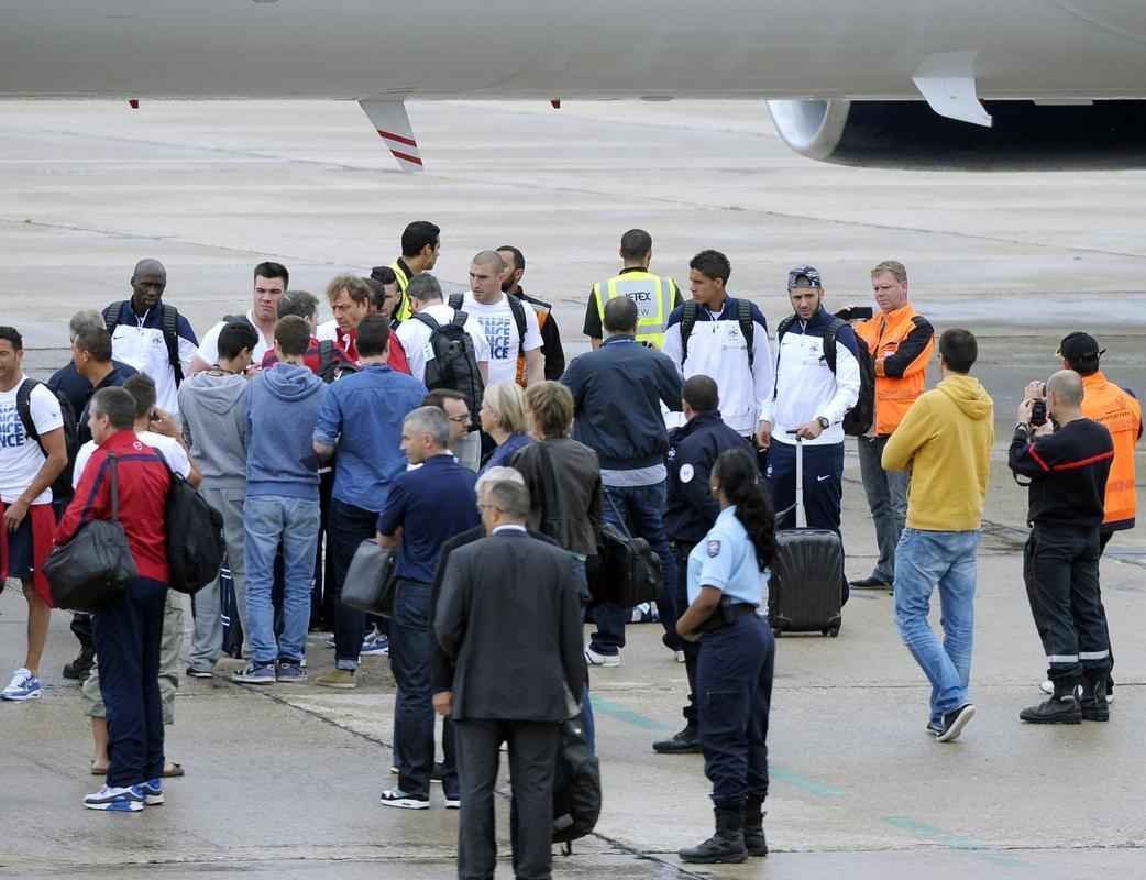 Desembarque da Seleo Francesa em Paris