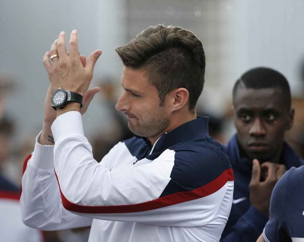 Desembarque da Seleo Francesa em Paris