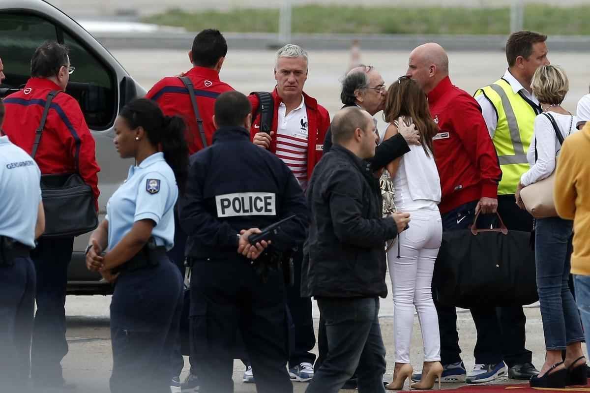 Desembarque da Seleo Francesa em Paris