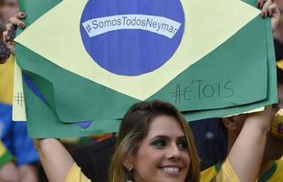 Belas mulheres acompanham o duelo de Brasil e Alemanha, pelas semifinais da Copa do Mundo