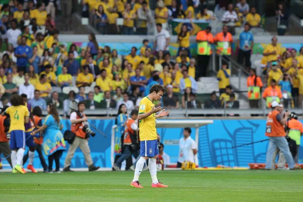 Fotos da partida entre Brasil e Alemanha no Mineiro