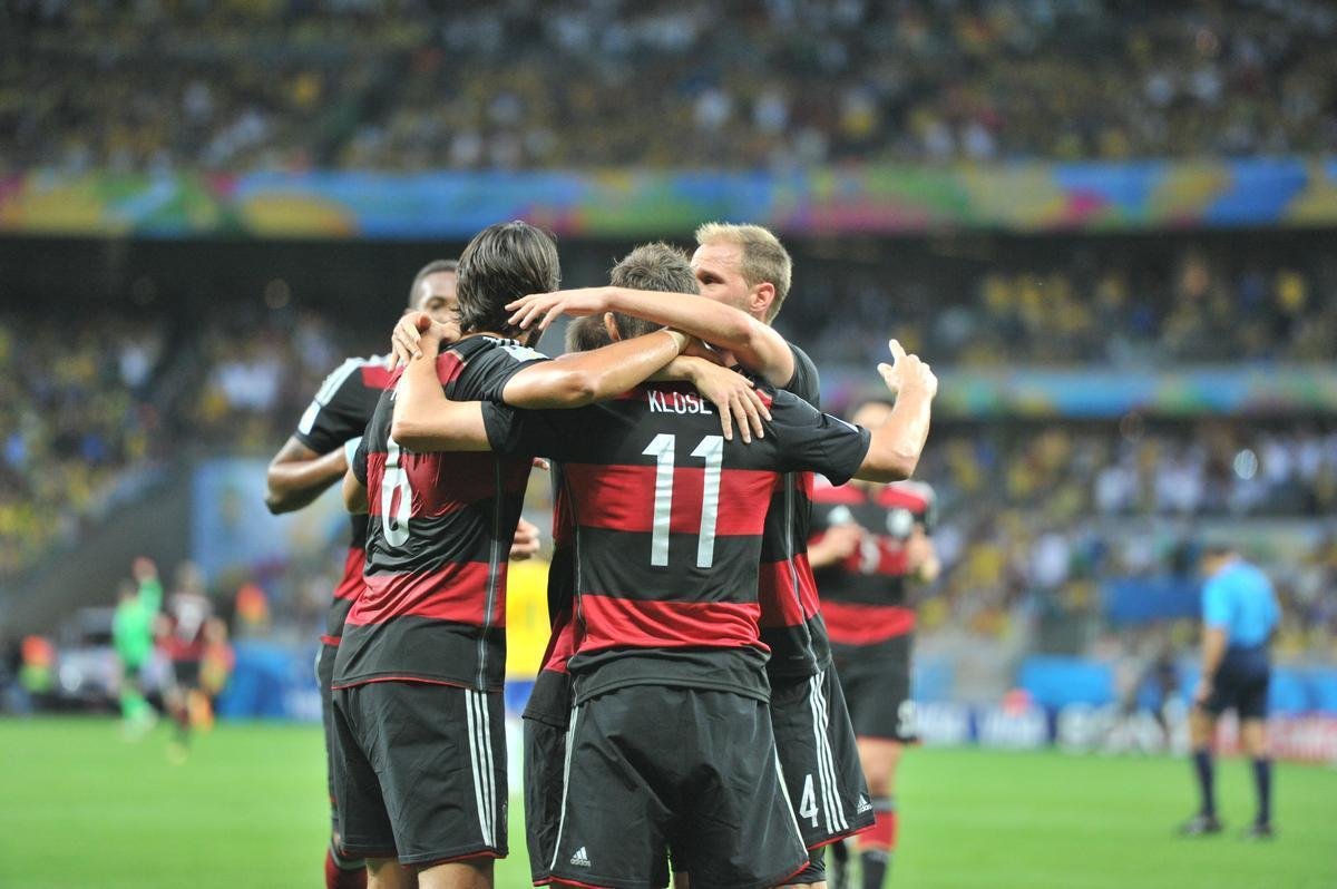 Fotos da partida entre Brasil e Alemanha no Mineiro
