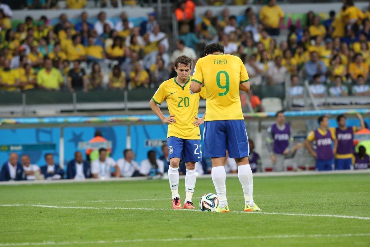 Fotos da partida entre Brasil e Alemanha no Mineiro