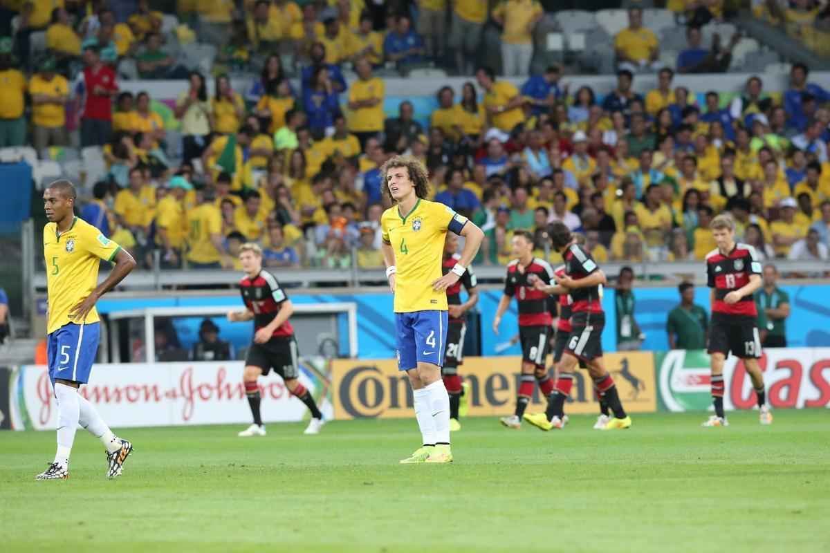 Fotos da partida entre Brasil e Alemanha no Mineiro