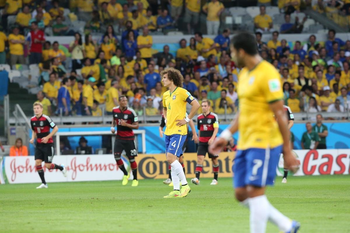 Fotos da partida entre Brasil e Alemanha no Mineiro