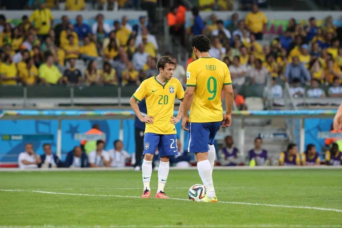 Fotos da partida entre Brasil e Alemanha no Mineiro