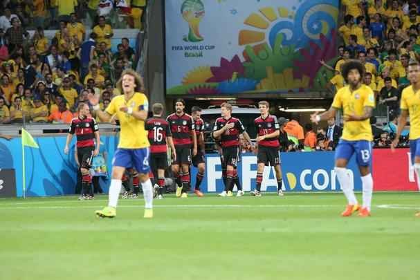 Fotos da partida entre Brasil e Alemanha no Mineiro
