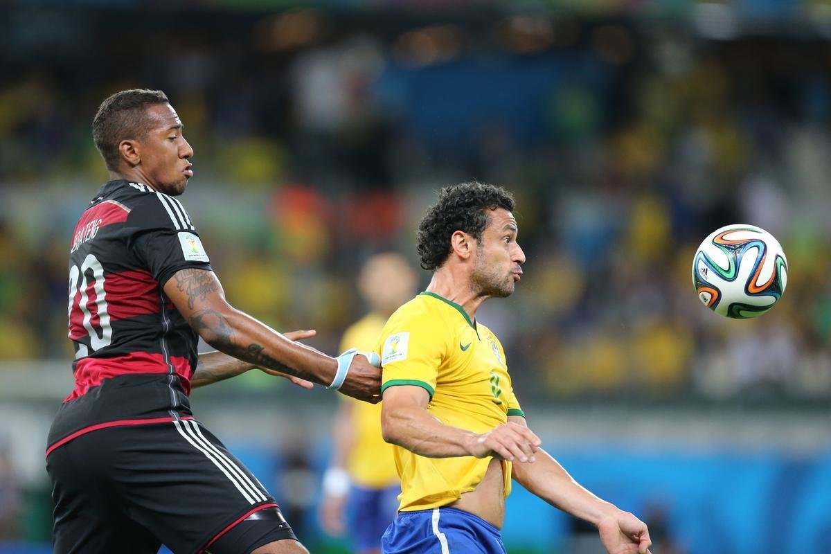 Fotos da partida entre Brasil e Alemanha no Mineiro