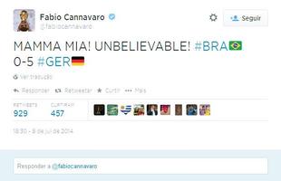 Capito da Itlia na conquista de 2006, Fabio Cannavaro dispara: 'Minha nossa! Inacreditvel!'