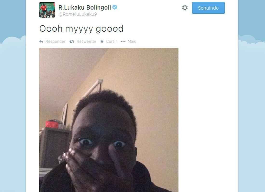 Atacante da Blgica, Romelu Lukaku posta foto com a legenda: 'Meu Deus'