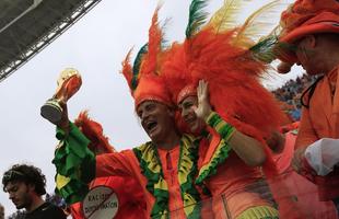 Torcidas fizeram a festa no Itaquero em partida vlida pela semifinal da Copa