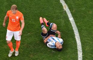 Imagens do jogo entre Holanda e Argentina, pela segunda semifinal da Copa do Mundo, no Itaquero, em So Paulo