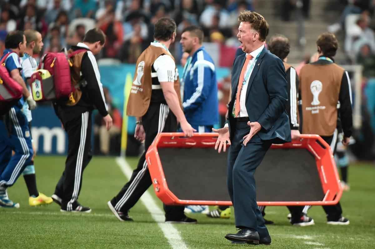 Imagens do jogo entre Holanda e Argentina, pela segunda semifinal da Copa do Mundo, no Itaquero, em So Paulo