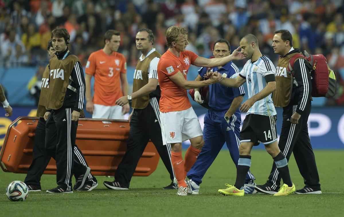 Imagens do jogo entre Holanda e Argentina, pela segunda semifinal da Copa do Mundo, no Itaquero, em So Paulo
