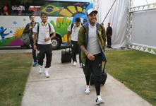 Desembarque da Seleção Brasileira em Brasília