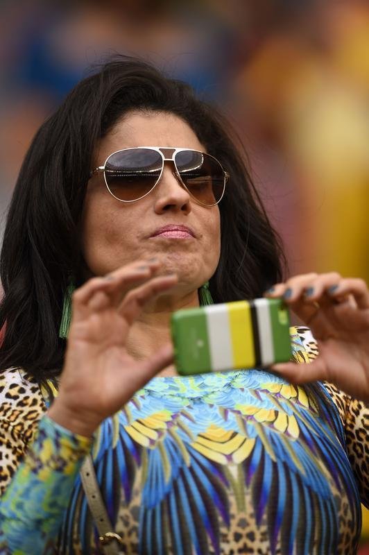 Fotos dos torcedores na deciso de terceiro lugar entre Brasil e Holanda