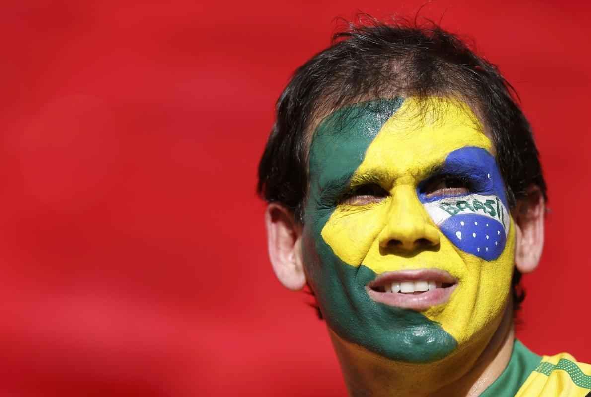 Fotos dos torcedores na deciso de terceiro lugar entre Brasil e Holanda