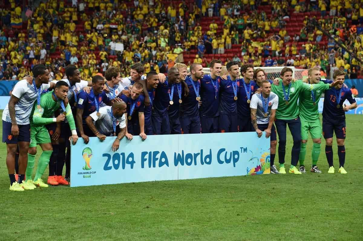 Confira as fotos da premiao de terceiro lugar do Mundial