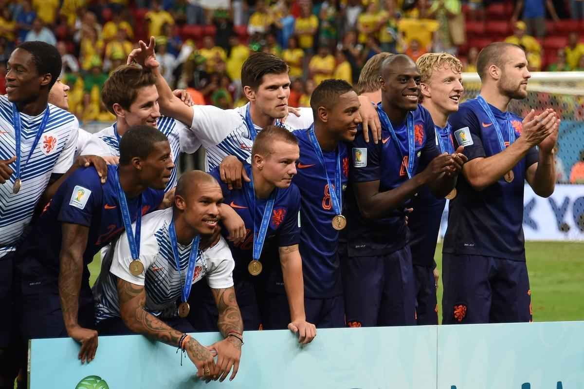 Confira as fotos da premiao de terceiro lugar do Mundial