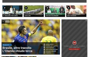 'Brasil, outra crise pela derrota contra a Holanda', diz o italiano 'Corriere dello Sport'