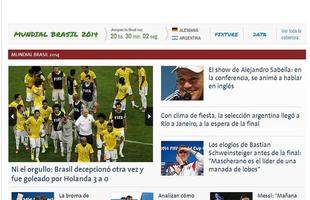 'Brasil decepciona outra vez e  goleado pela Holanda', diz o argentino 'L Nacin'