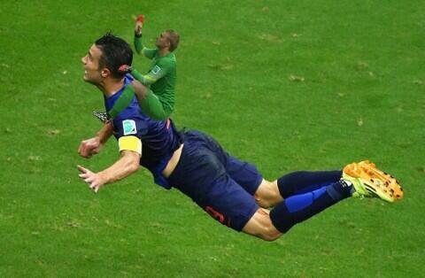 Imagem do goleiro holands virou piada nas redes sociais