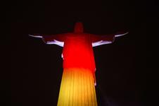 Cristo Redentor no clima da decisão da Copa