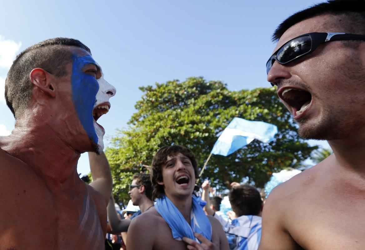 Torcedores fazem a festa no Rio de Janeiro