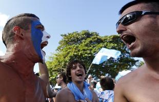 Torcedores fazem a festa no Rio de Janeiro