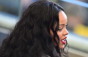 A cantora Rihanna marcou presena na final