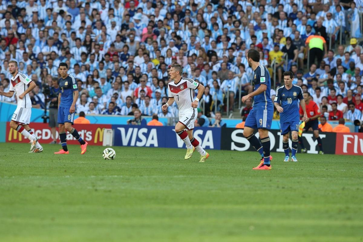 Imagens da grande final da Copa entre Alemanha e Argentina no Maracan
