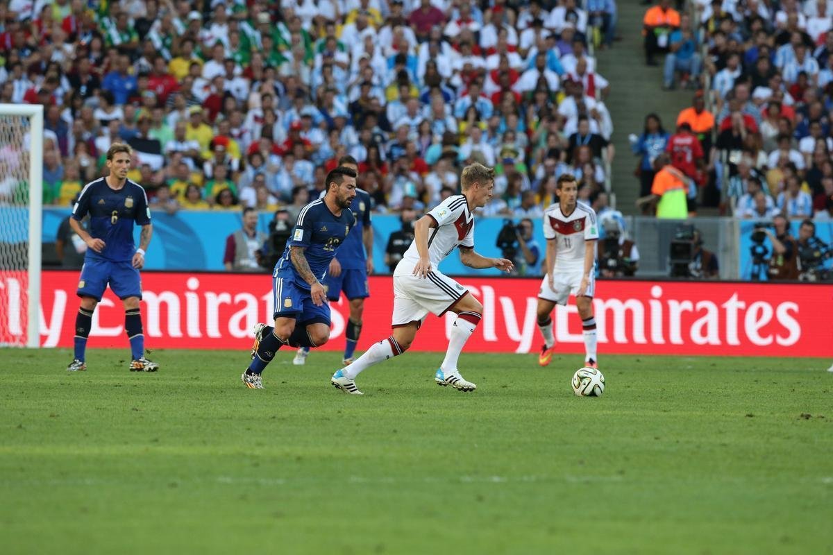 Imagens da grande final da Copa entre Alemanha e Argentina no Maracan