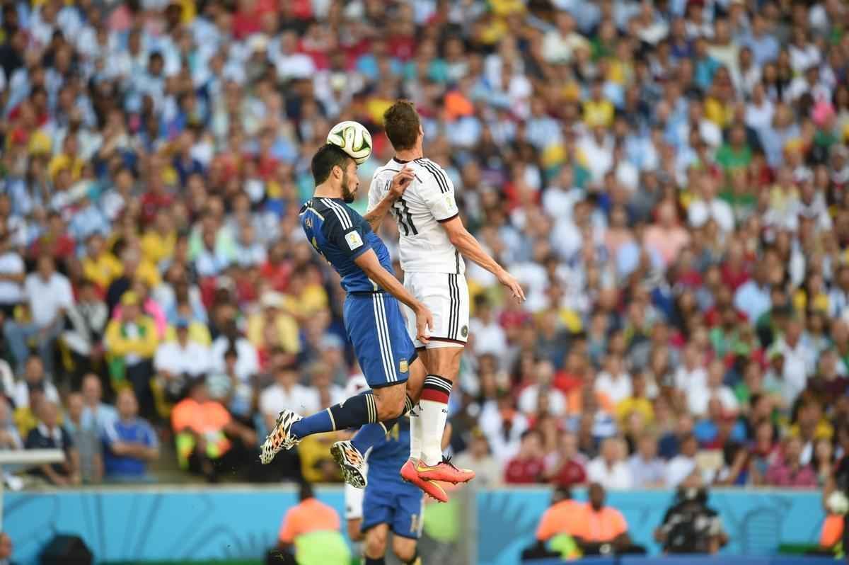 Imagens da grande final da Copa do Mundo entre Alemanha e Argentina no Maracan