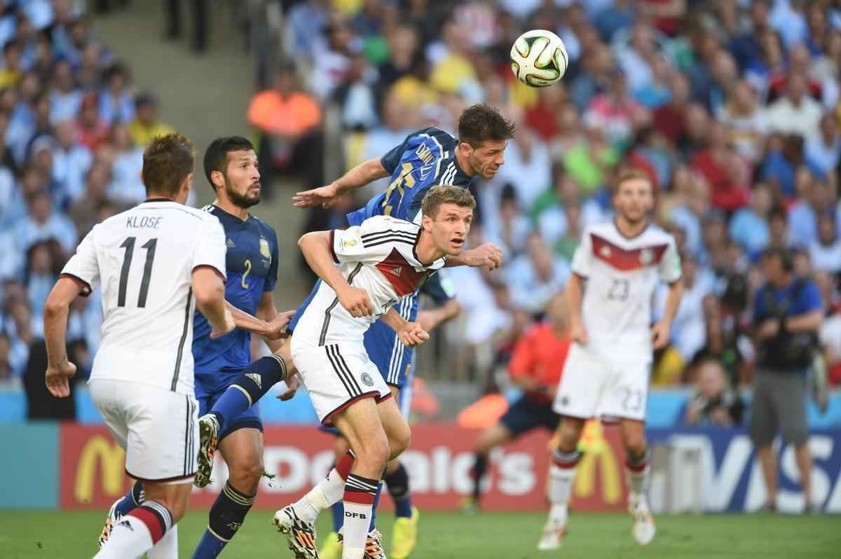 Imagens da grande final da Copa do Mundo entre Alemanha e Argentina no Maracan