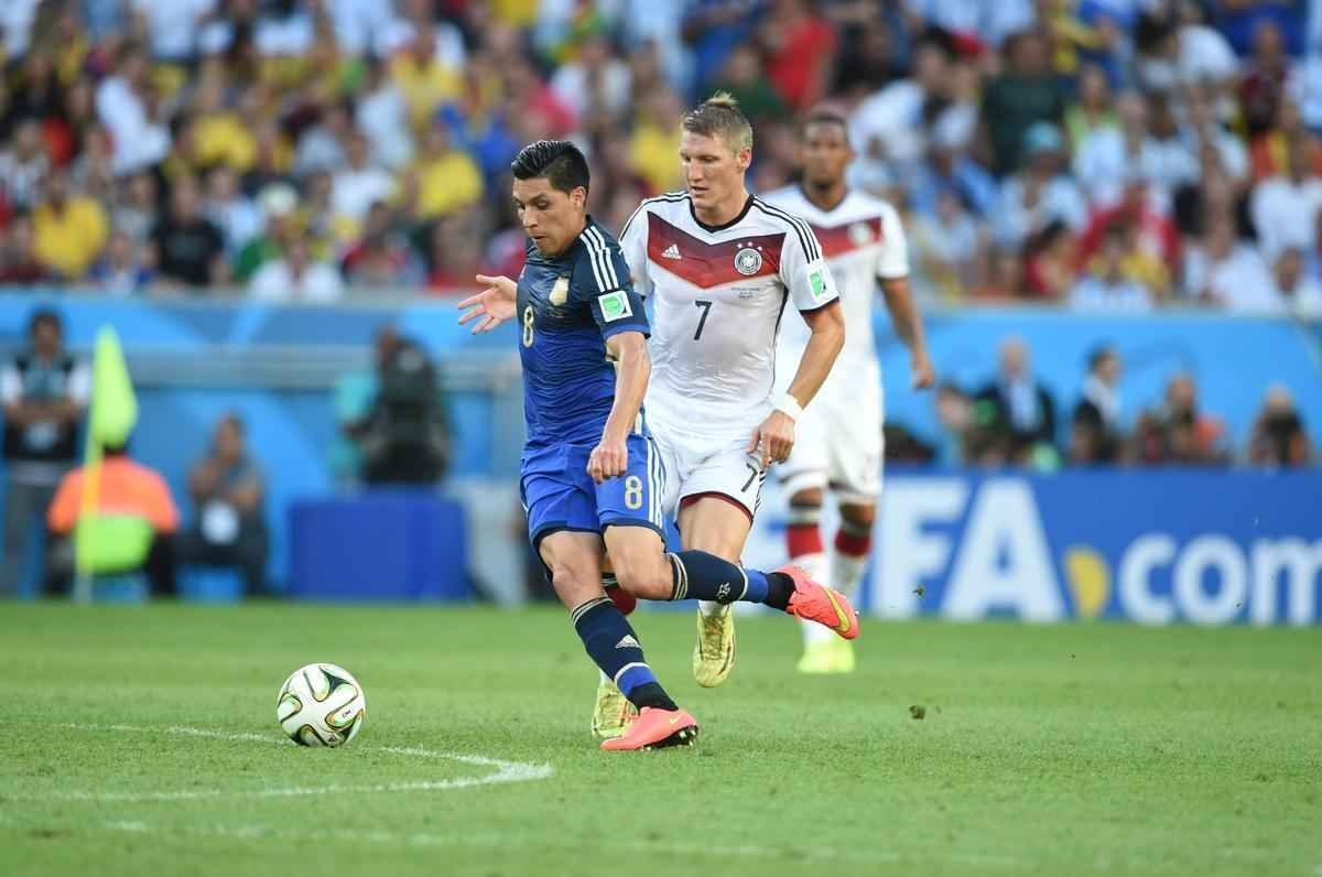 Imagens da grande final da Copa do Mundo entre Alemanha e Argentina no Maracan