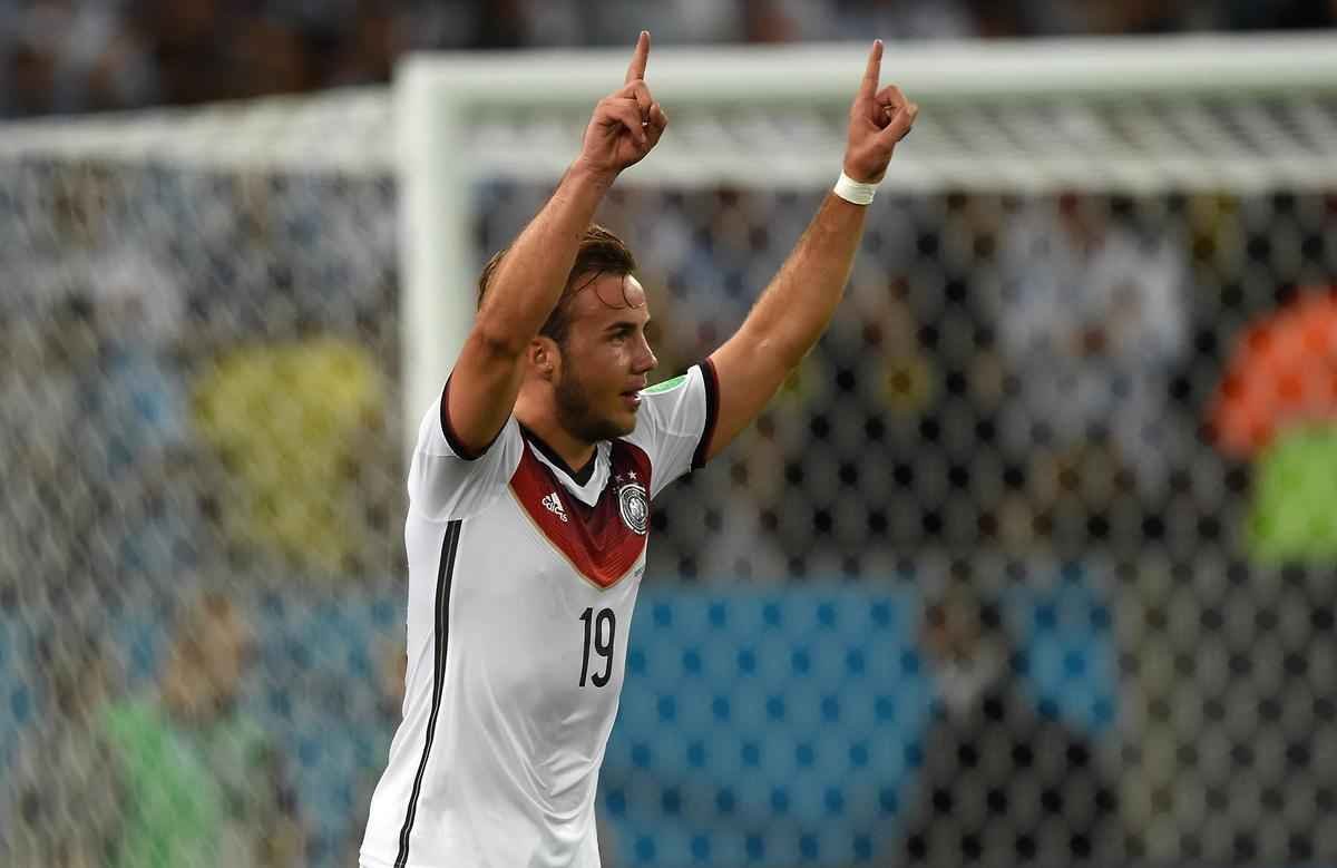 Aos sete minutos do segundo tempo da prorrogao, Mario Gtze fez o gol do ttulo da Alemanha