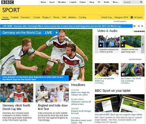 BBC: Alemanha vence a Argentina na prorrogao e conquista o tetra