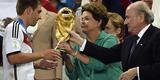 No Maracanã, Seleção da Alemanha festeja a conquista da quarta Copa do Mundo