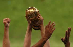 No Maracan, Seleo da Alemanha festeja a conquista da quarta Copa do Mundo