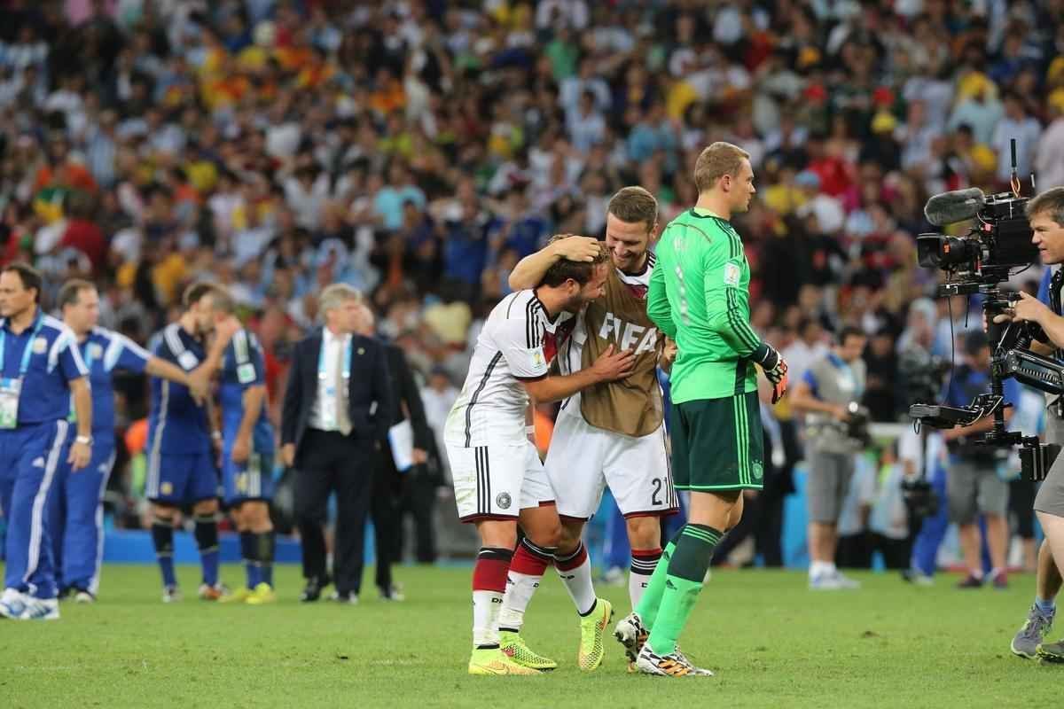 Com gol de Mario Gtze, Alemanha conquistou seu quarto ttulo mundial; veja fotos da festa germnica e da decepo argentina no Maracan
