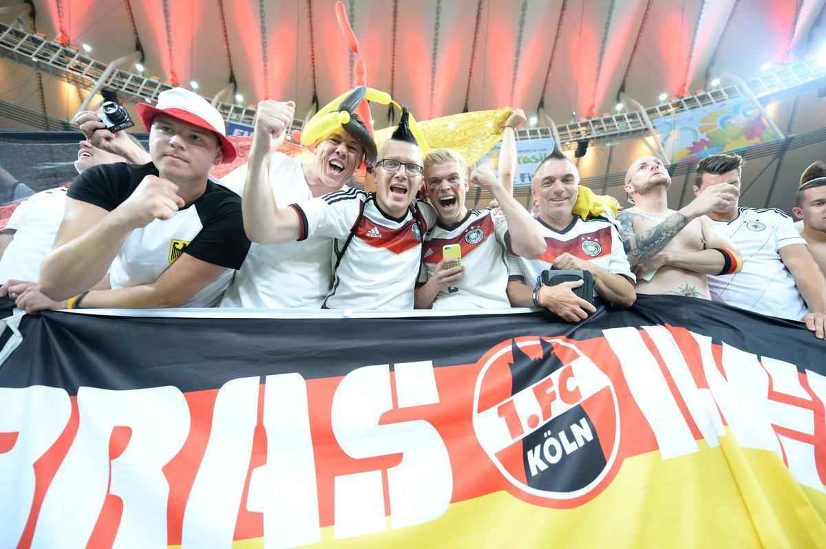 Com gol de Mario Gtze, Alemanha conquistou seu quarto ttulo mundial; veja fotos da festa germnica e da decepo argentina no Maracan