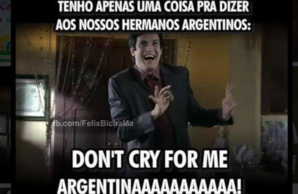 Don't cry for me Argentina!