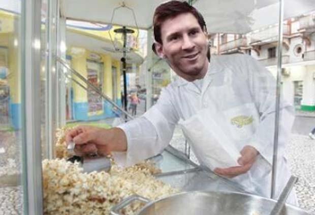 Messi no foi perdoado e virou o 'pipoqueiro'