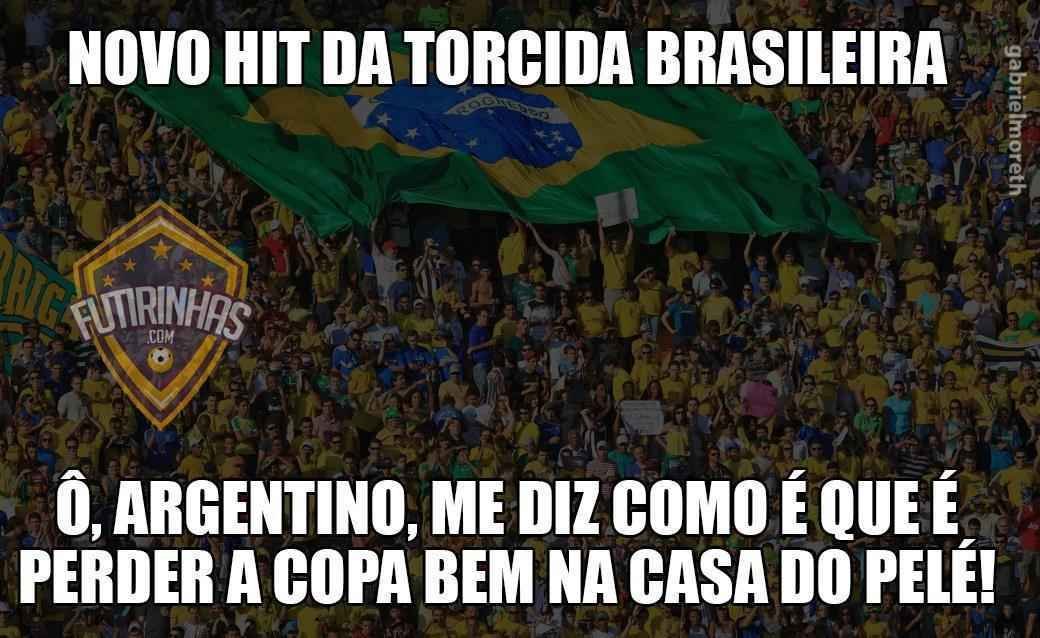 Argentinos receberam como resposta um novo hit brasileiro 