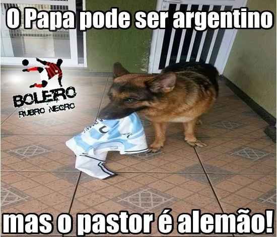 O papa pode ser argentino, mas o pastor  alemo 