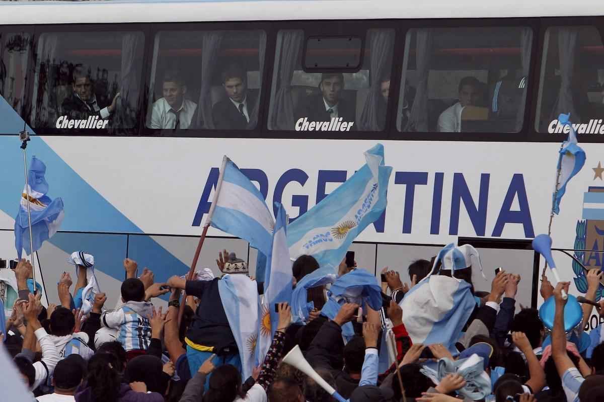 Argentina perdeu o Mundial para a Alemanha, mas foi abraada pelos torcedores