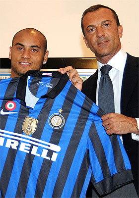 AFP PHOTO / HO / INTER MILAN PRESS OFFICE AFP PHOTO / HO / INTER MILAN PRESS OFFICE