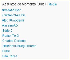Reprodu��o / Twitter