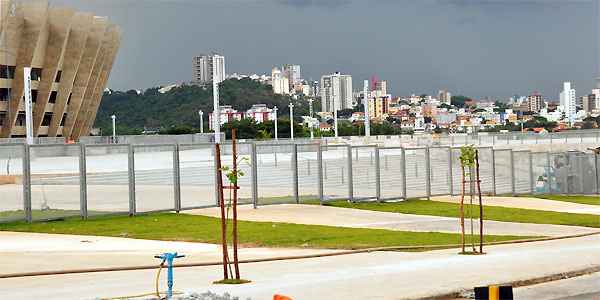 Estacionamento do Novo Mineiro no poder ser utilizado pelo pblico na reabertura (Eduardo de AlmeidaRA Studio)