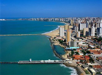 Praia de Iracema, o belo carto-postal de Fortaleza
Iracema Beach, the beautiful postcard in Fortaleza (Secopa Cear)